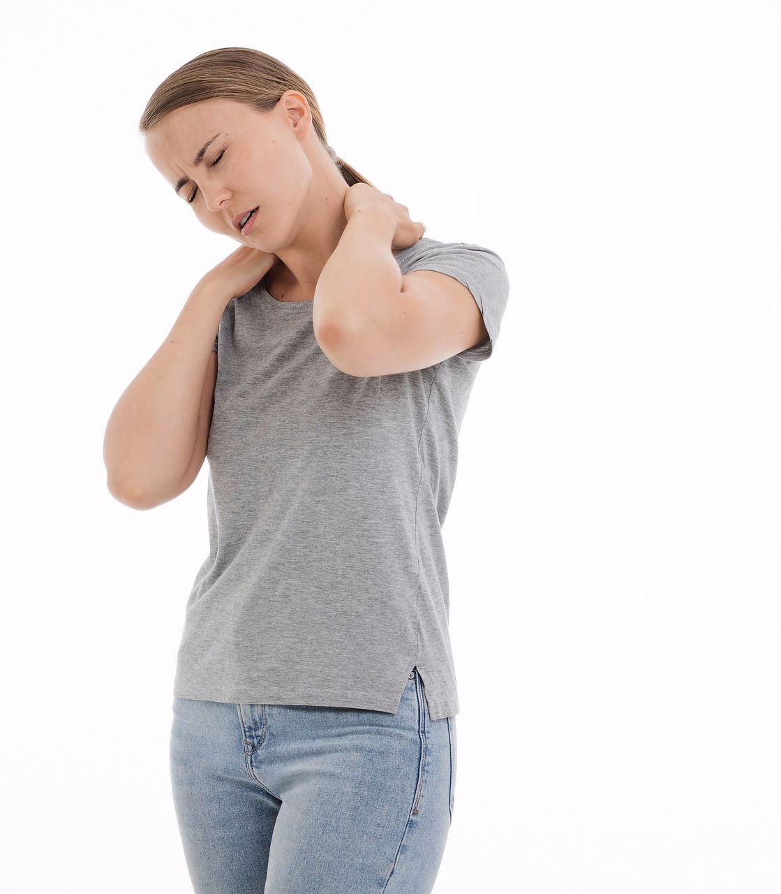 A Lady in Neck Pain | Amarillo Chiropractor | New Life Chiropractic